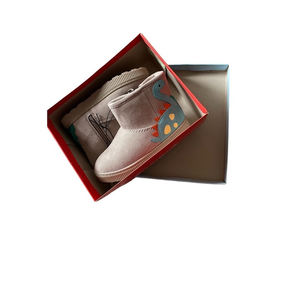 Brand new in box Cat & Jack Girls/Toddler Vesper Dino Boots - Picture 3 of 6